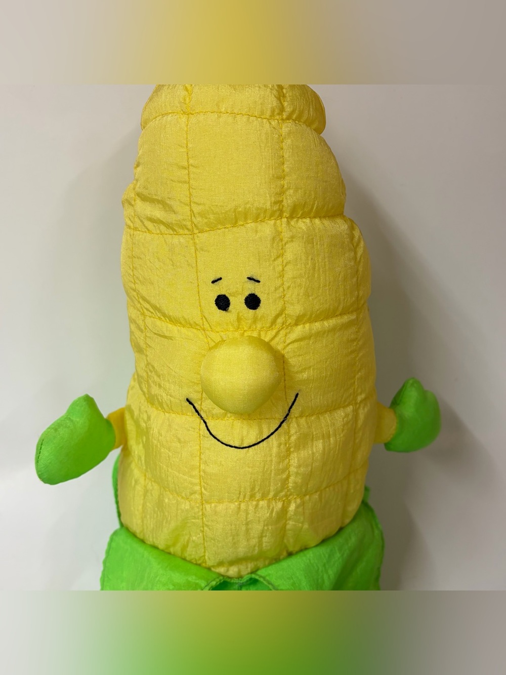 Russ Berrie Anthropomorphic Corn Plush Farmer Country Stuffed Toy RARE